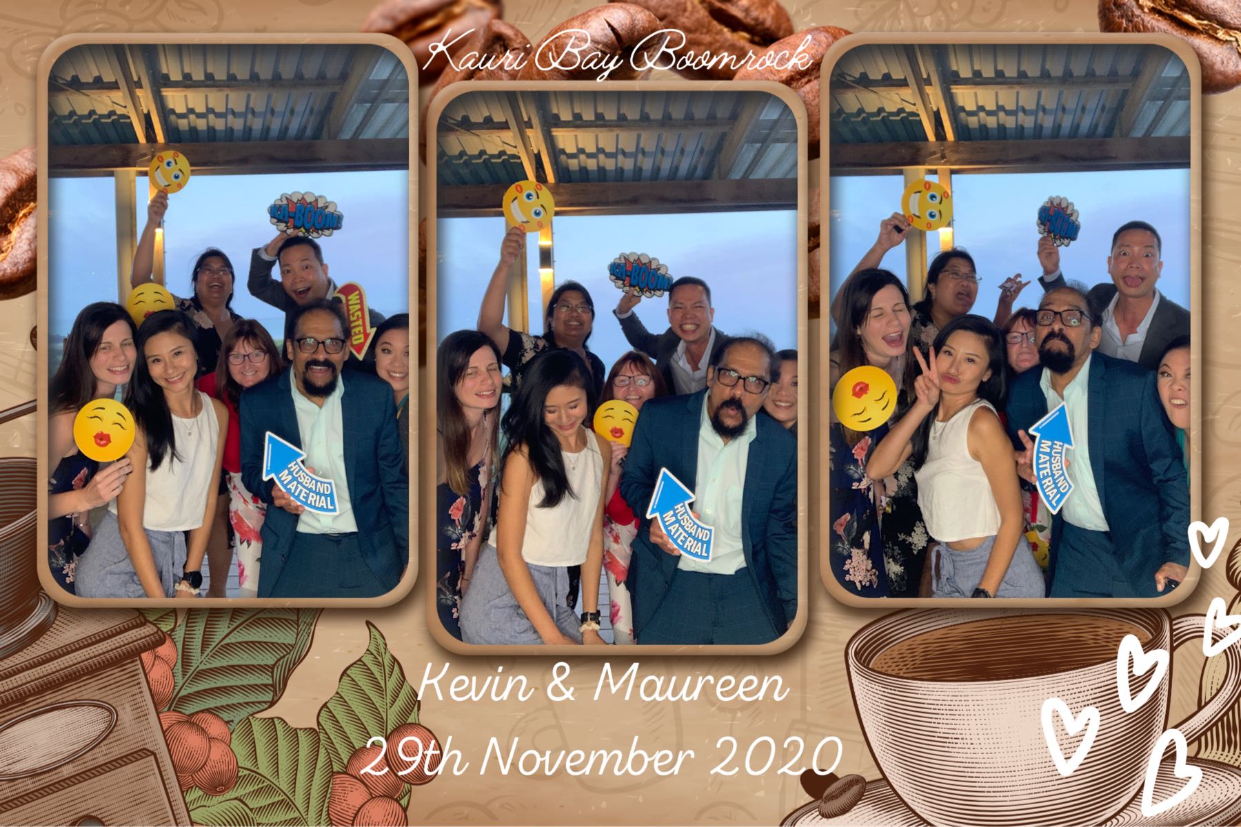 Maureen & Kevin's wedding | View more photos from the event at gallery.photobooth.co.nz/u/SelfieCentral/Maureen-Kevins-wedding